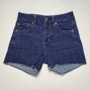 American Eagle Distressed Hem Shorts SZ 4